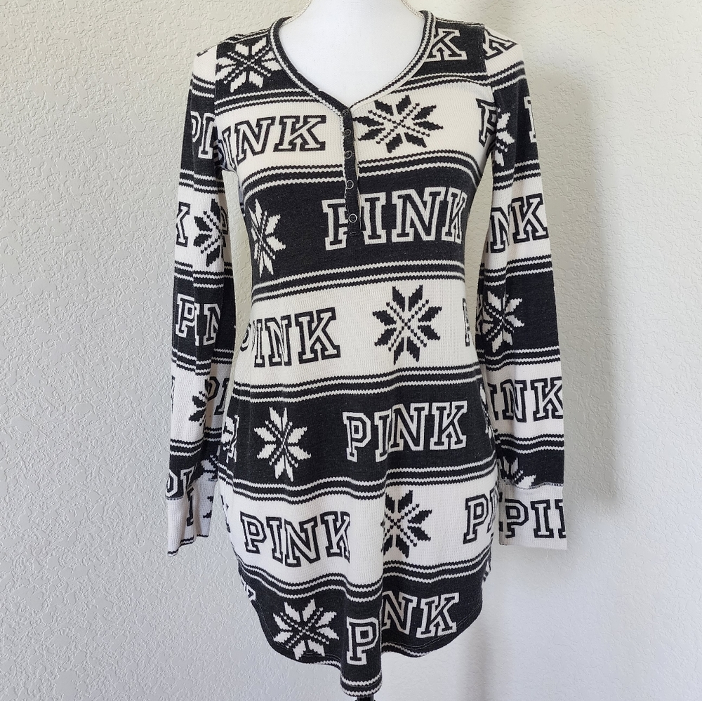 PINK Victoria's Secret Thermal Tunic shirt size XSmall